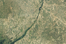 Bukalo Channel and Lake Liambezi